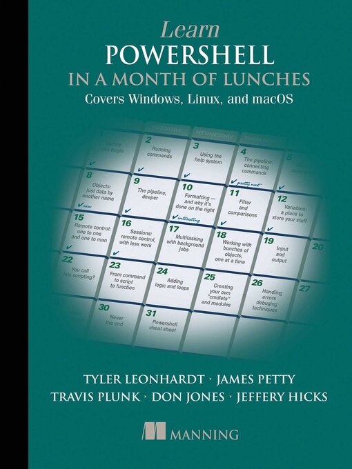 Cover image for Learn PowerShell in a Month of Lunches